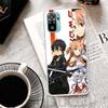 Anime Sword Art Online SAO Cover For Xiaomi Redmi Note 14 13 12S 12 11 Pro Plus Phone Case 11S 10S 10 11E 11T 14Pro 13Pro Print