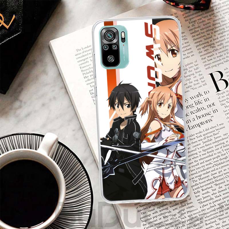 

Чехол для телефона Xiaomi Redmi Note 14 13 12S 12 11 Pro Plus с принтом из аниме Sword Art Online SAO 11S 10S 10 11E 11T 14Pro 13Pro Redmi Note 14 4G