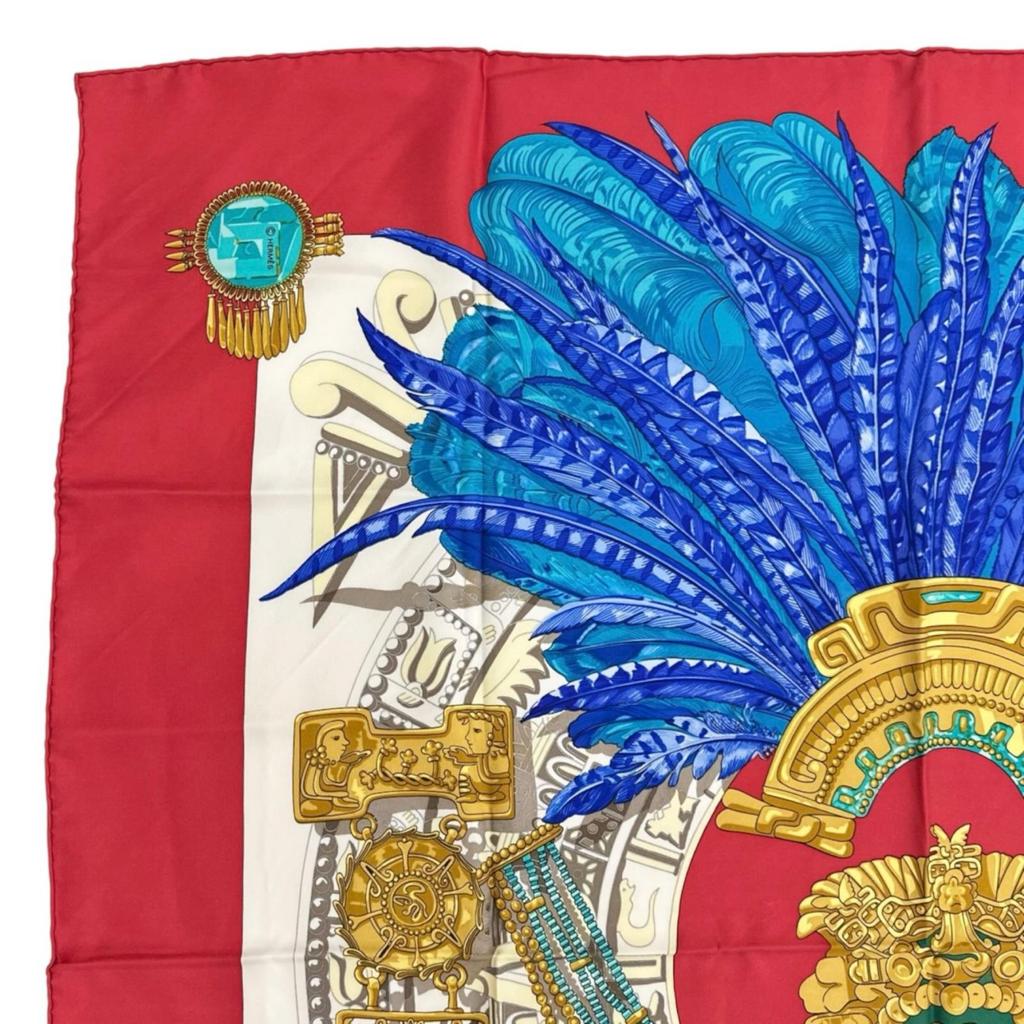 Hermes Carre 90 MEXIQUE Scarf Multicolor Women Used
