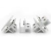 2pcs Right Angle Fixed Glass Clamp Mirror Clip Shelf Holder Showcase Combination Connecting For 8-10mm Glass Fitting