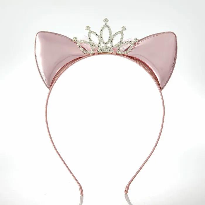Shining Cat Hairband Pink