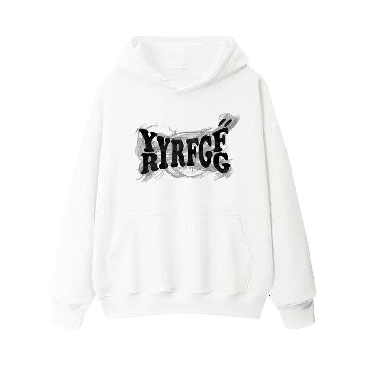 

Унисекс толстовка с капюшоном в американском стиле, 500 г: Трендовый, Свободного кроя, Тяжелый вес для Весны и Осени. M