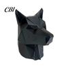 Animal Shaped Car Ornament 3D Printed Wolf Trailer Hitch Decoration, Howling Head for Truck SUV Rear Bumper, Matte Finish Outdoor Vehicle Decor