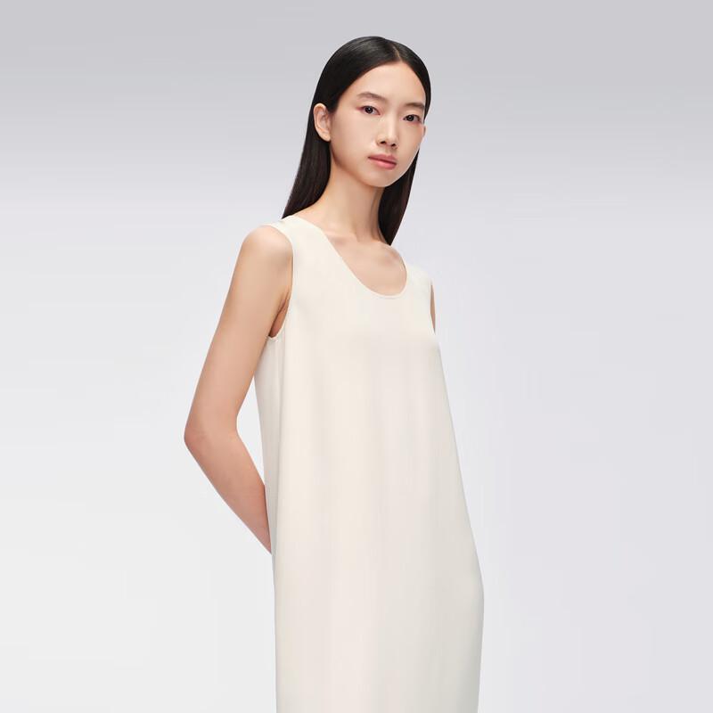 OVV Women's Heavy Silk Crepe Sleeveless Dress