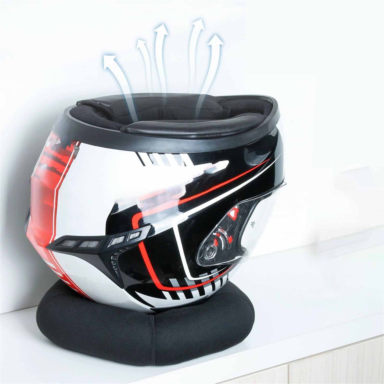 

Helmet Pad Replacement Pipe Hollow Safety Support, Ventilation and Base Ring, Universal Motorcycle Helmet Frame One Size чёрный