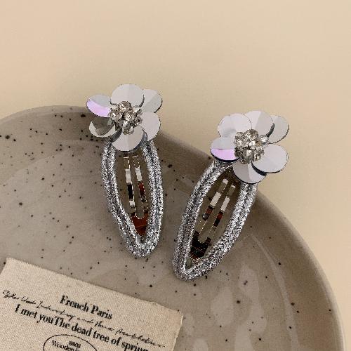 Cartoon Embroidery Children's Hairpin Cute Mushroom Girl Bangs Side Clip Hairpin Hair Clip Kids Hair Accessories Headwear