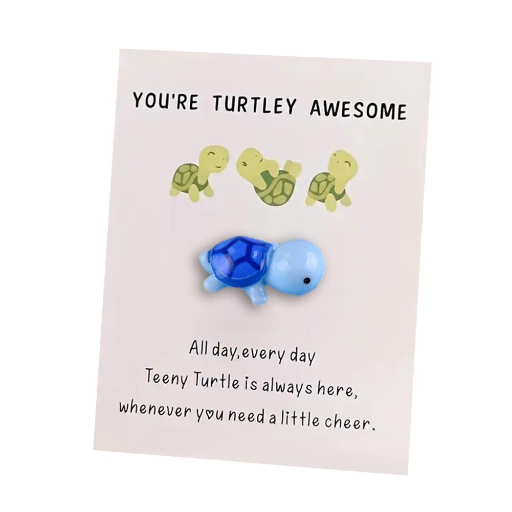 Sei Tartarugosamente Fantastico Biglietti di Ringraziamento con Battute sugli Animali Amico Famiglia Collega Tasche per Biglietti Regalo