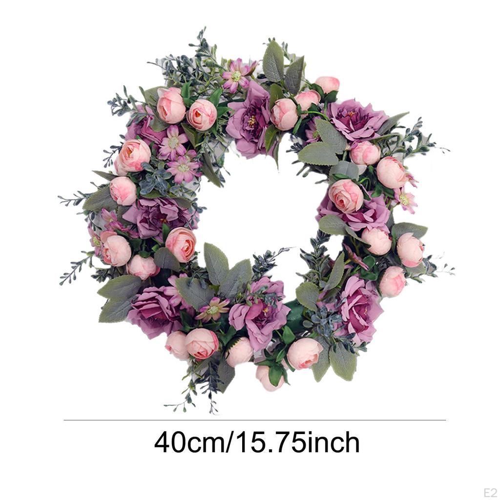 Artificial Flower Wreath for Seasonal Decor And Events