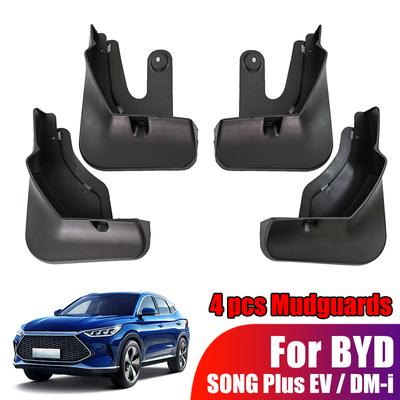 Auto-Kotflügel für BYD SONG PLUS DM-i EV 2022 vorne hinten Kotflügel Spritzschutz Kotflügel Schmutzfänger 4 Stück