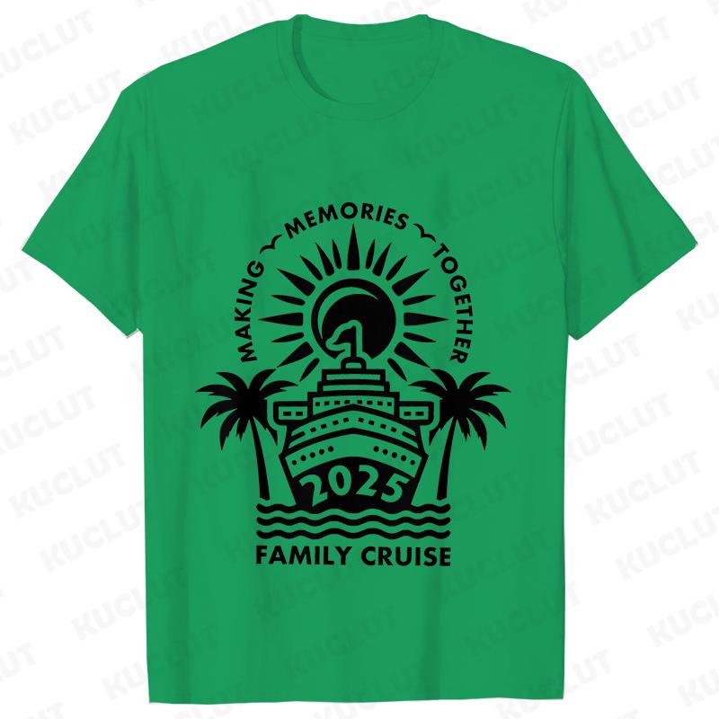 Family Cruise 2025 Tshirts Family Making Memories Together Tshirts Holiday Vacation Trip Shirt Cruise Squad T Shirts Tops