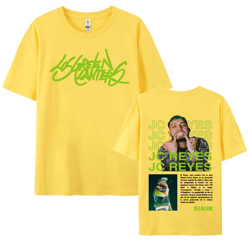 Rapper Jc Reyes Album Tour 2025 Merch T Shirts Unisex Women Streetwear Hip Hop T Shirt Fashion Casual Short Sleeve Cotton Tshirt