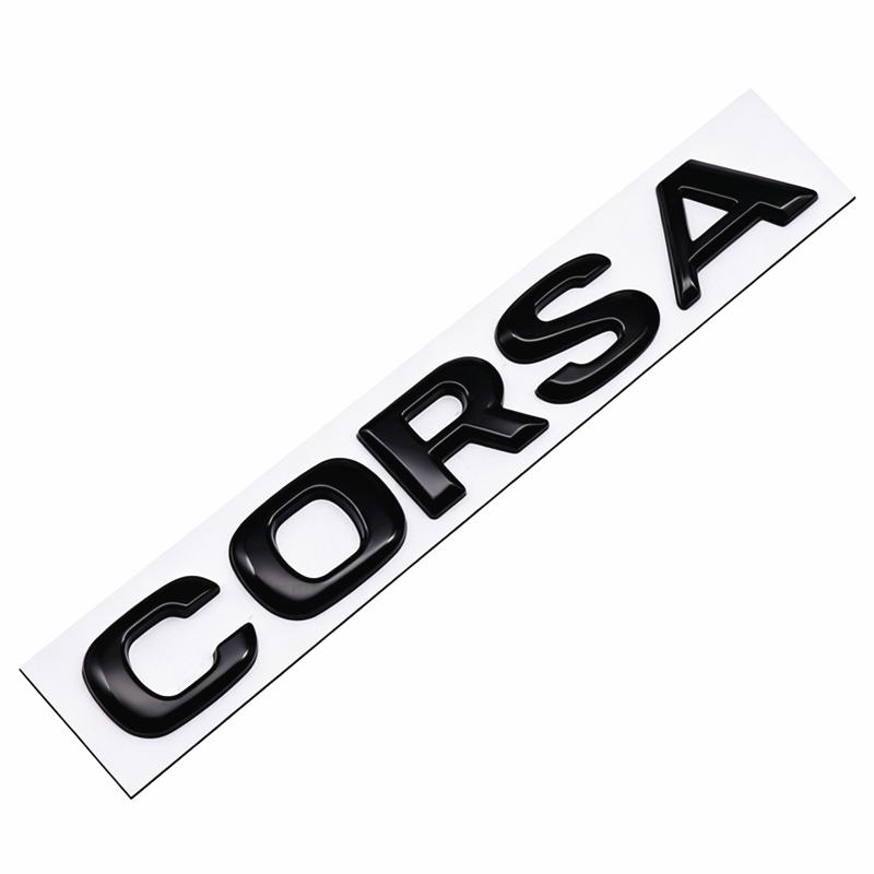 1Pc Metal 3D Sticker Emblem Car Body Fender Side Rear Trunk Bumper Badge Logo Decal Letter Labeling Opel Astra Zafira Corsa Vectra
