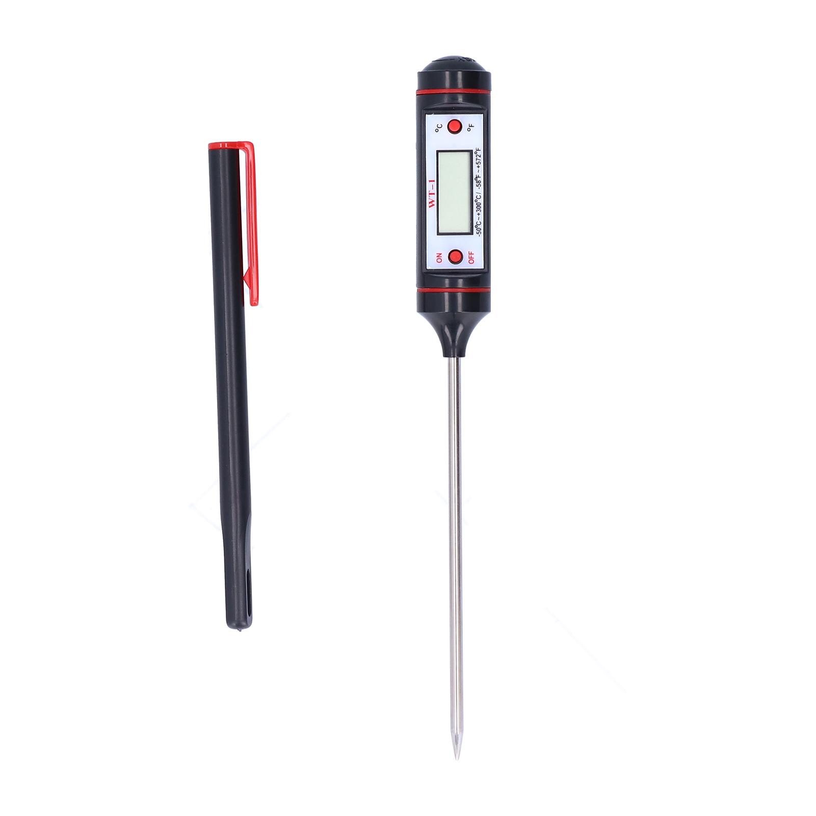 

Мясной термометр Цифровой пищевой щуп Инструменты для приготовления барбекю 50 градусов Цельсия ~+300 градусов Цельсия Вставной измеритель температуры WT1