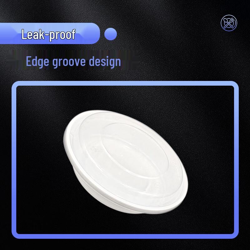 450ml Einweg-Rundbehälter mit Deckel