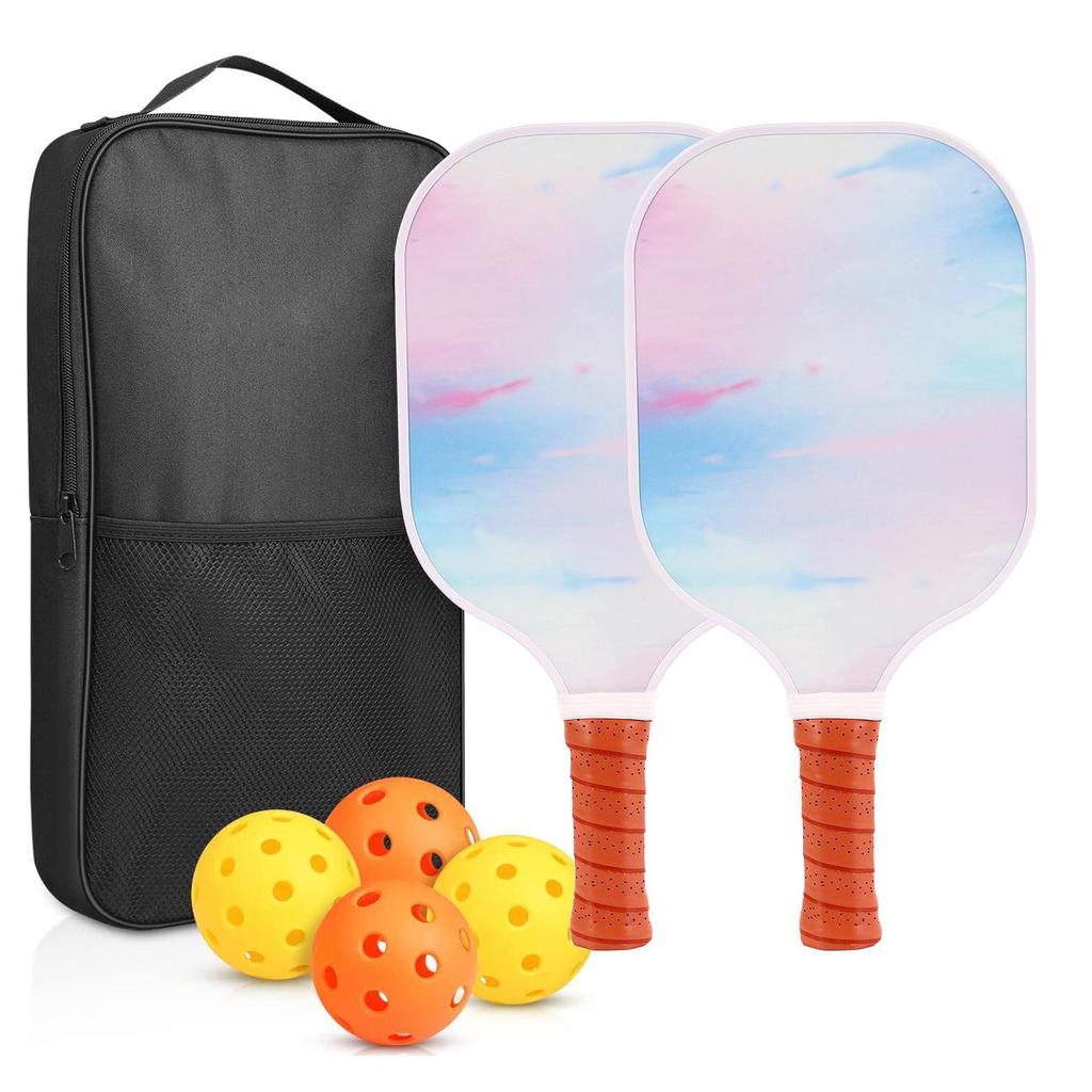 Pickleball-Schläger aus Kohlefaser-Wabenstruktur für Outdoor-Sportarten