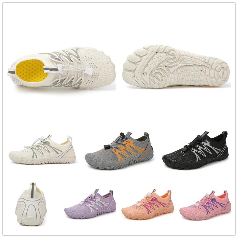 Unisex Five Toe Water Shoes Beach Breathable Aqua Swimming Shoes Upstream Wading Sneakers Non Slip Hiking Training Barefoot New