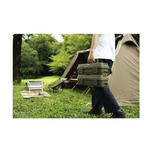 RISU S-6 Toolbox, Trunk Cargo, Stack Cargo, Approx. 6L, Black, Made in Japan, Waterproof, Outdoor Storage, Camping, GHON188