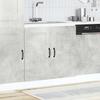 Kalmar Under Sink Cabinet Concrete Grey 80 X 46 X 81.5 Cm Particleboard