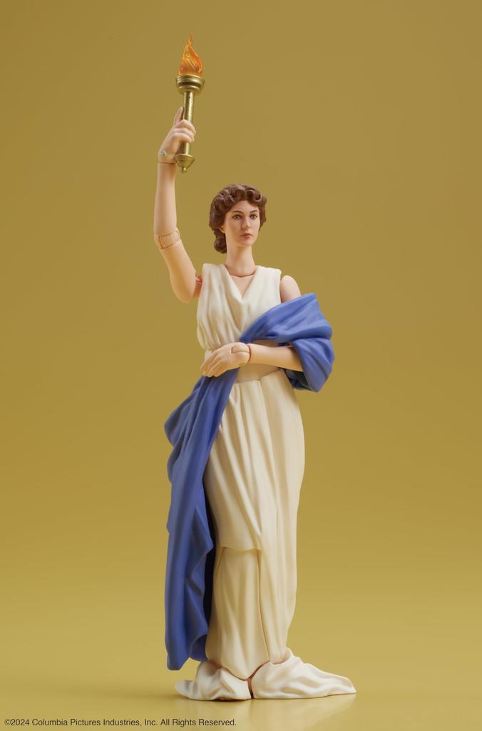 DIGACTION TORCH LADY OF COLUMBIA, approx. 80mm tall, non-scale, PVC, pre-painted, movable figure