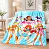 Winx Flannel Throw Blanket Soft Warm Cozy For Sofa Bed Indoor Home Bedroom Use
