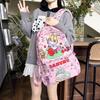 Labubu Children's School Bag New Cartoon Cute Backpack Printed Primary School Students Lightweight Backpack