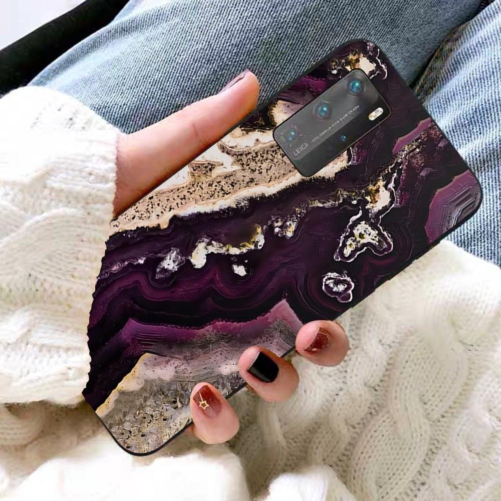 Fashionable Marble Print Phone Case For Huawei P 8 9 10 20 30 40 50 Pro Lite Psmart Honor 10 lite 70 Mate 20lite