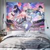 Cute Kawaii Girl Aemeath WUWA Tapestry Decoration Bedroom Dormitory Background Cloth Holiday Home Living Room Club Tapestry