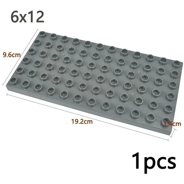 Duploes Velká velikost Základní deska Více velikostí 16x16 8x8 4x4 Cihly Montážní desky Velké částice Figurky Stavební bloky Dětské hračky