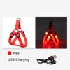 Pet Harness LED Dog Harness Nylon Cat Harness Night Safety Glowing Pet Vest Adjustable Luminous Dog Vest Dog Products