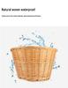 Rattan Bicycle Basket for Mountain Bikes and Pets – Multipurpose Cycling Accessory