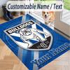 Custom Text Printed Rug Canterbury-Bankstown Bulldogs Non Slip Floor Carpet For Home Room Decor
