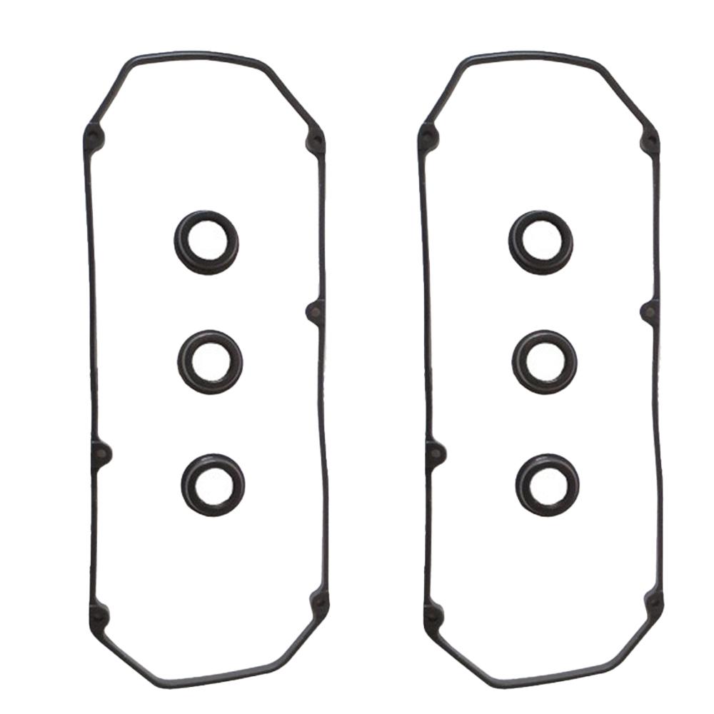 8pcs/set MD303148 Black Valve Cover Gasket Set Rubber for Mitsubishi Pajero Sport V43 V73 6G72 ENGINE MD198128