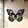 Charming Metal Butterfly Wall Art Indoor Outdoor Garden Terrace Balcony Decor