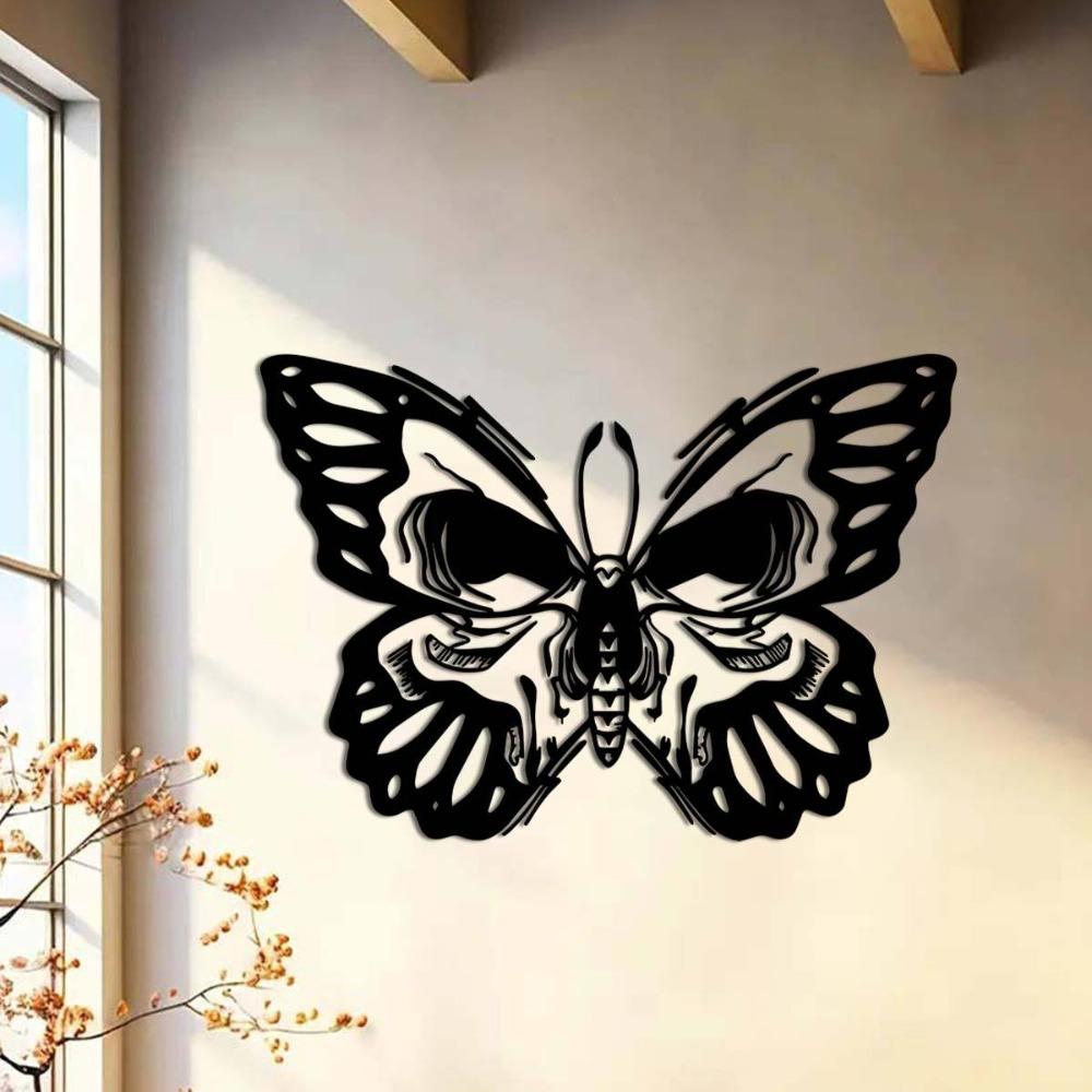 Charming Metal Butterfly Wall Art Indoor Outdoor Garden Terrace Balcony Decor