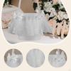 Flower Girl Basket Bridesmaid Lace Decor Cute,Romantic,White,Western Wedding Decorative