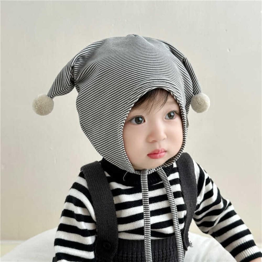 Cat Ear Newborn Beanie Hat Soft Infant Bonnet Hat Korean Baby Fetal Cap  Photography Props
