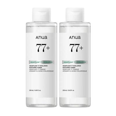 Heartleaf 77% Soothing Toner Calming & Hydrating Skin Care 250ml X 2 Set