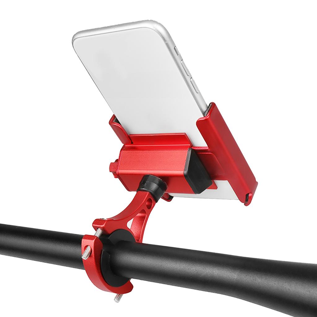 Heightened Aluminium Alloy Mobile Phone Holder 360 degrees Rotation Motorcycle Phone Mount Rear View Mirror Phone Bracket for Moun