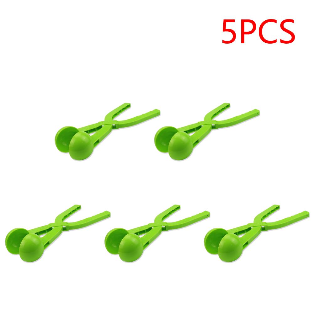 Creative Snowball Clip 3D Round Shaped Snow Snow Clip Toys Kids Sandy Beach Game Playing Tool Interactive Toys