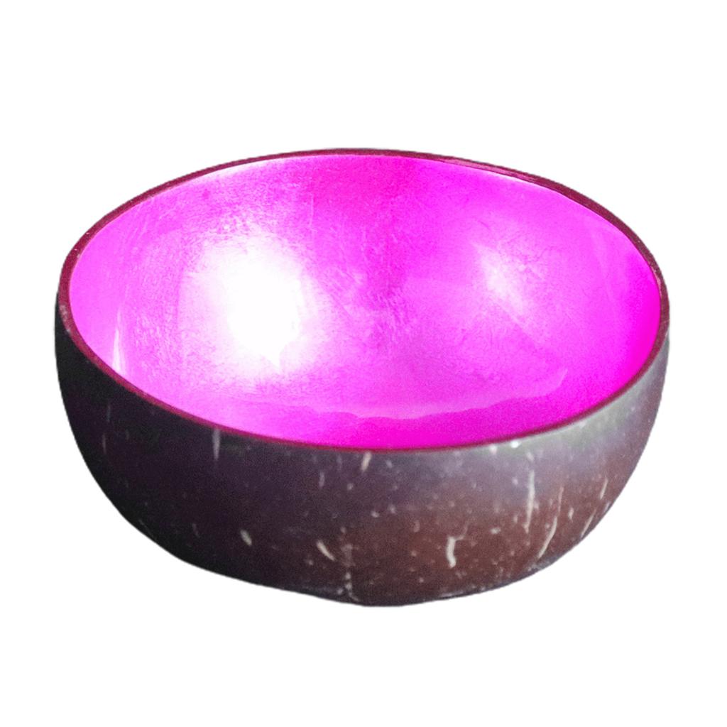 Natural Superior Coconut Bowl Splash Ink Coconut Shell Candy Storage Bowl Container Desk Ornament Creative Handicraft Decoration