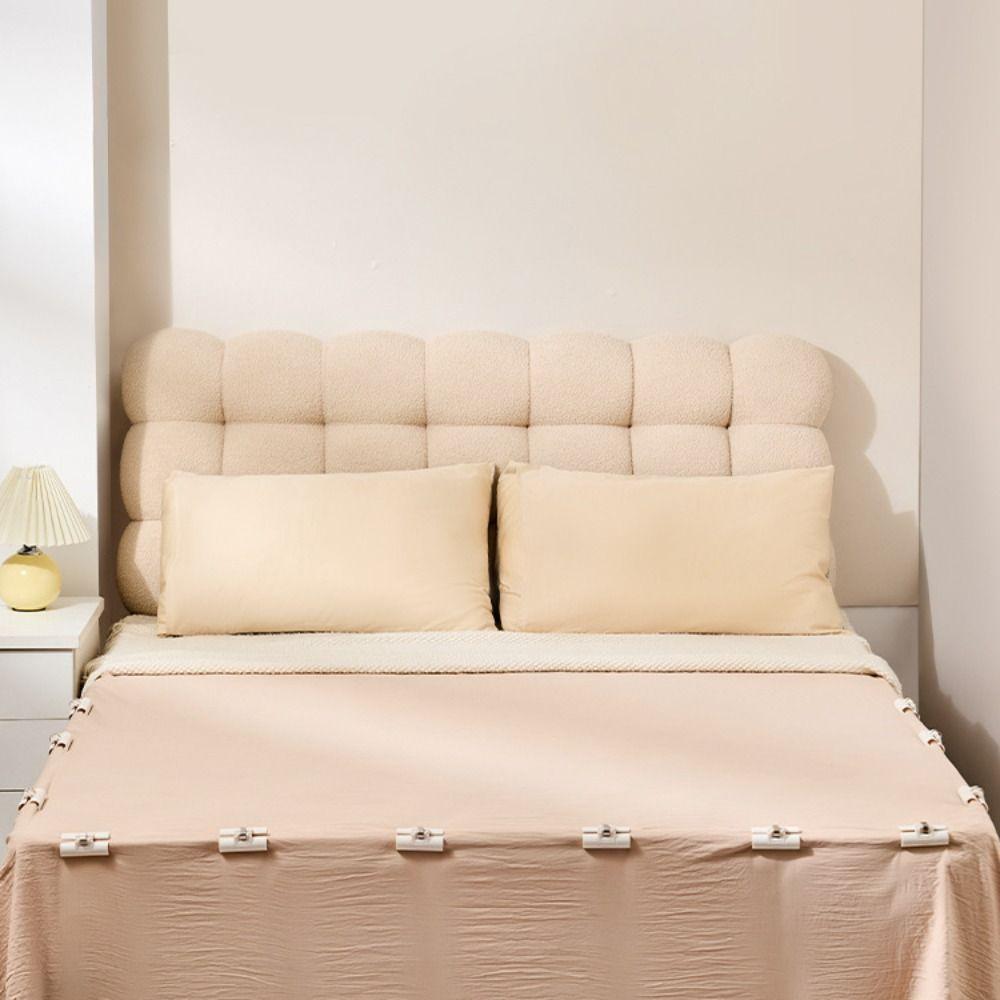 6Pcs Invisible Bed Sheet Clips Non Slip Quilt Cover Fastener New Mattress Sheet Buckle
