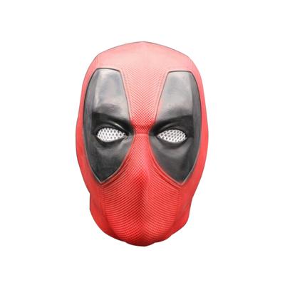 Helovino kaukė-kaukė Lateksinė kaukė Deadpool Pilnas veidas Galvos apdangalas Kostiumo vakarėlio rekvizitas
