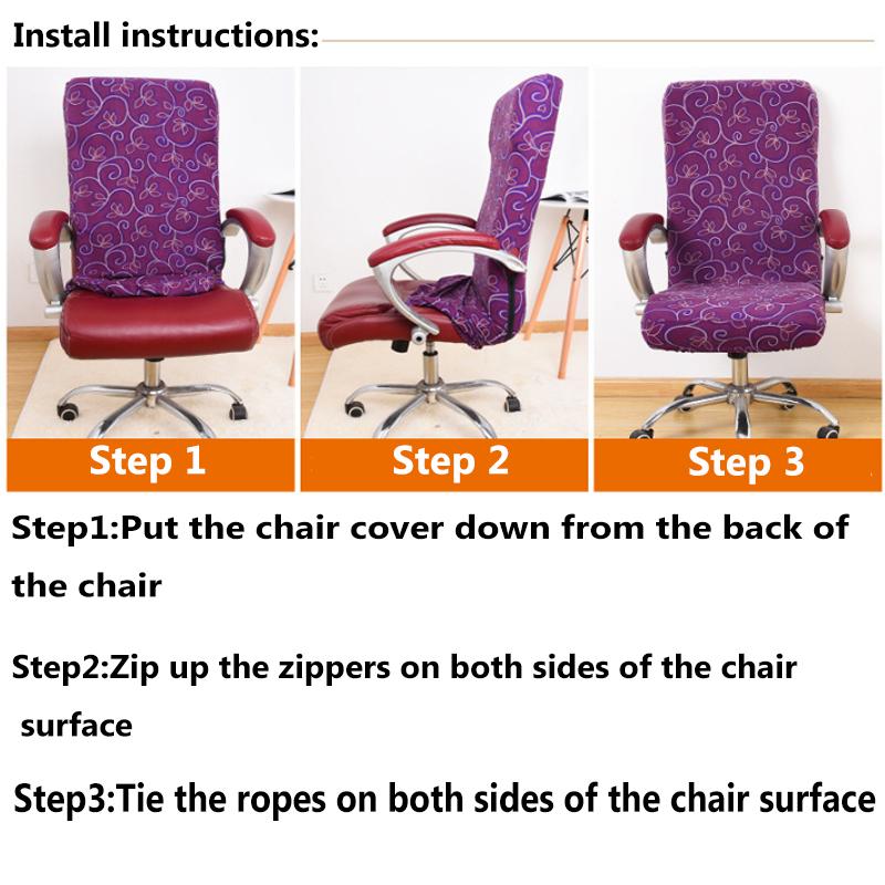 Buy Waterproof Computer Chair Covers Antidirty Rotating Stretch