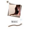 Meier New fashionable, light luxury, commute-ready, minimalist, niche design irregular pearl inlaid metal stud earrings