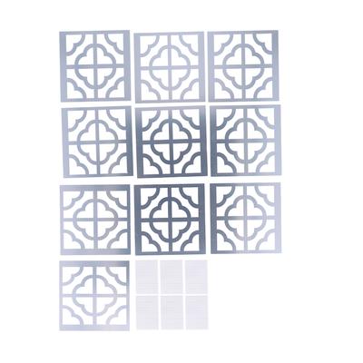 Wandaufkleber DIY Spiegel 3-dimensionaler Wandaufkleber Schlafzimmer Wohnzimmer Hintergrunddekor
