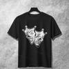 Drama Comedy Masks Chicano Art Graphic TShirt Unisexs Short Sleeve Casual Cotton Crewneck Tee