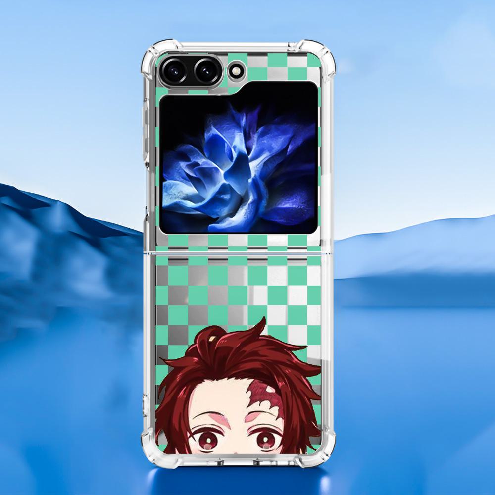 Samsung Galaxy Z Flip 5 Butterfly Lace 2-in-1 Phone Case with TPU+PC Material