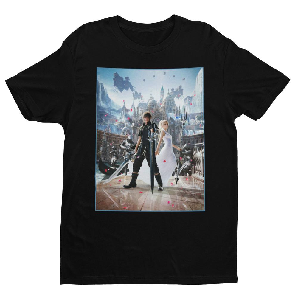 

FF15 XV Noctis and Luna Premium Unisex T-shirt Box Art Gifts for Him, Her M