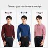 Langdeng Men's Long-Sleeve Business Casual Polo Shirt