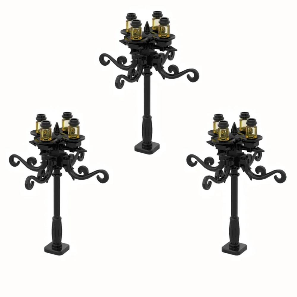 Medieval City MOC Stavební bloky Vojenské figurky vojáků Hradní věž Fontána Nástěnka k bazénu Cihly Dětská Halloweenská hračka